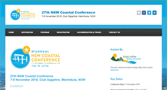 Desktop Screenshot of coastalconference.com